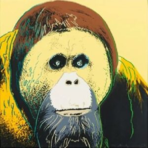 アンディ・ウォーホル「orangutan-from-endangered-species」の買取作品画像